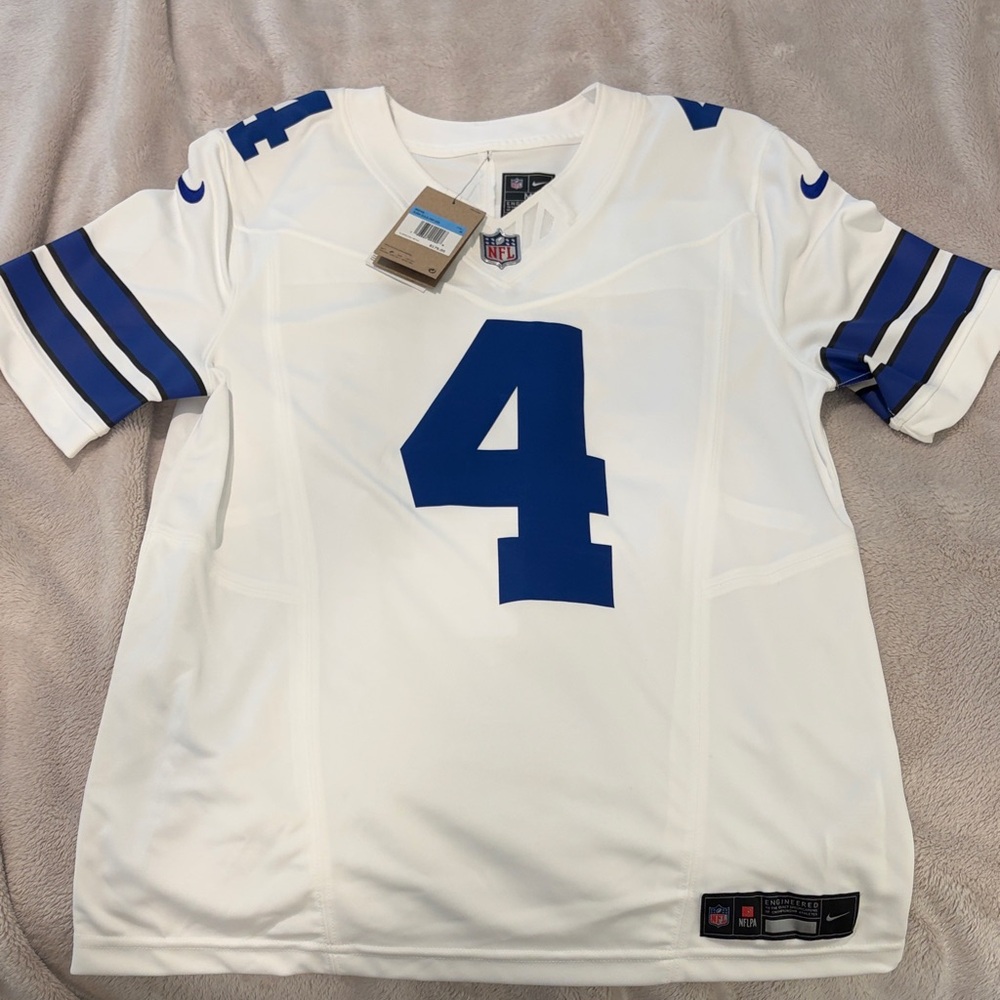 NWT NIKE NFL Dallas Cowboys On Field Apparel Jersey - Men’s Medium “Prescott”